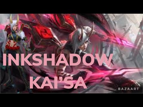 Inkshadow Kai'sa skin with abilities