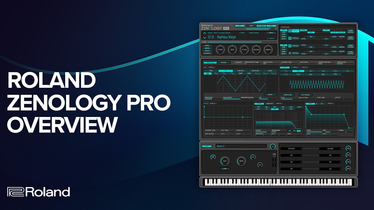 Introducing Roland ZENOLOGY Pro: ZEN-Core Software Synthesizer in Roland Cloud - YouTube