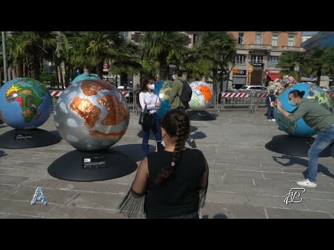 ANGOLI 22/4/2021: GIORNATA MONDIALE DELLA TERRA - 100 GLOBI PER UN FUTURO SOSTENIBILE