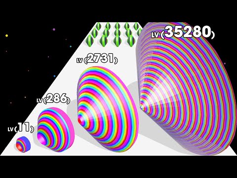 CIRCLE UP 3D - ASMR Gameplay (Level Up Layer Runner)