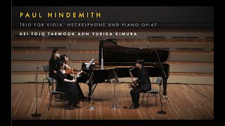 P.Hindemith Trio For Viola, Heckelphone (or Tenor saxophone)  and Piano OP.47