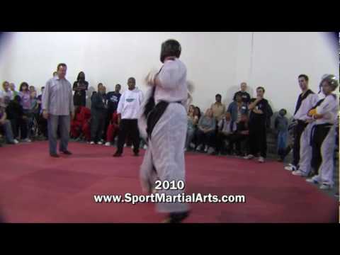 Ross Levine v Cass Sigmon - Men's team sparring - 2010 Ocean States