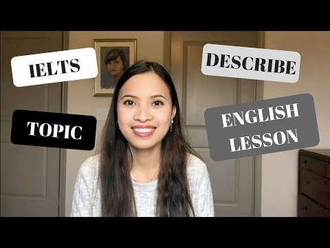 IELTSスピーキング2：英語のレッスンを記述する (IELTS Speaking 2: Describe an English lesson )
