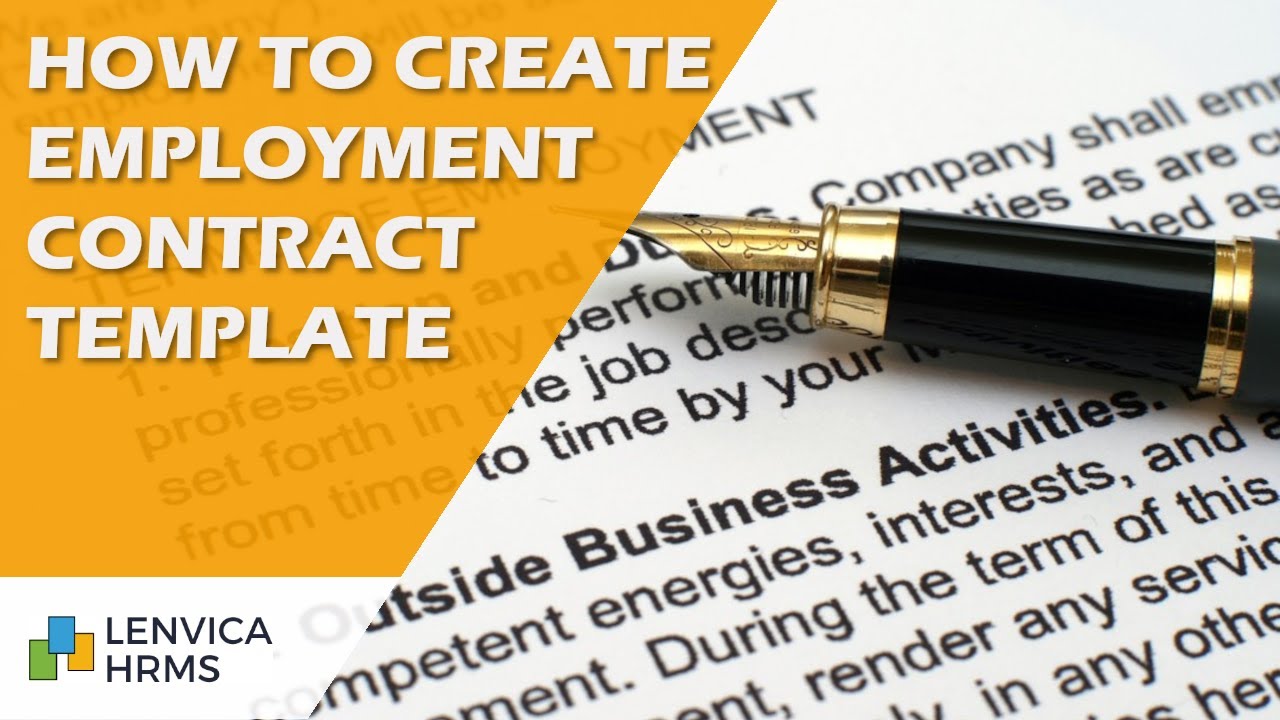 Creating Document Builder Templates Employment Contract