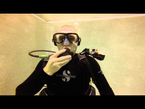 Scuba Skills Demonstration - Regulator Clearing & Oral Inflation of BCD