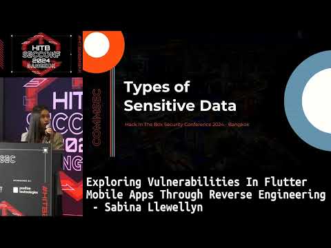 #HITB2024BKK #COMMSEC D2: Exploring Vulnerabilities in Flutter Mobile Apps