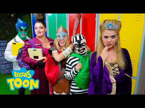 OS NOVOS ALUNOS DA ESCOLA DO LUCCAS NETO SÃO VILÕES