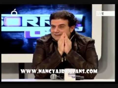 Nancy Ajram's call on Sorry Bas @ OTV with Samir Sfair