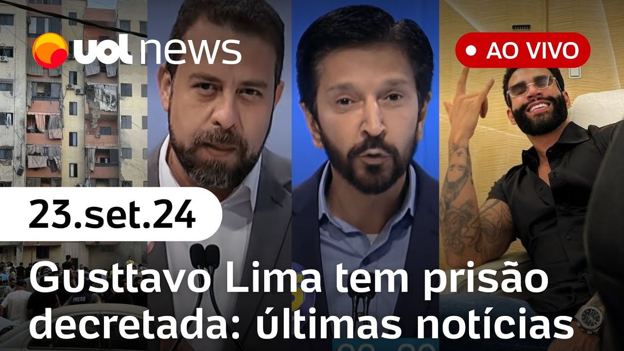 Gusttavo Lima tem prisão decretada; eleições em SP; incêndios e mais notícias ao vivo | UOL News