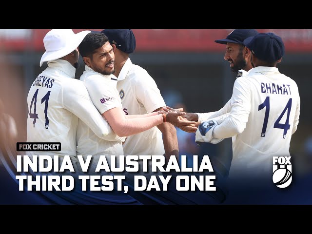 India vs Australia – 3rd Test, Day One,  Match Highlights | Fox Cricket | 01/03/23