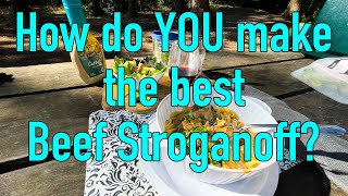 How do you make beef stroganoff from scratch