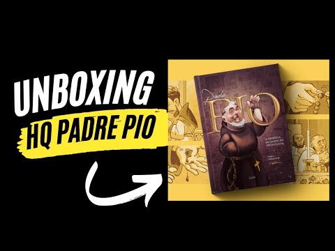 Unboxing da HQ de Padre Pio - São Pio de Pietrelcina