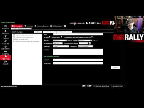 How to run a championship on RBRPRo with the Event Maker