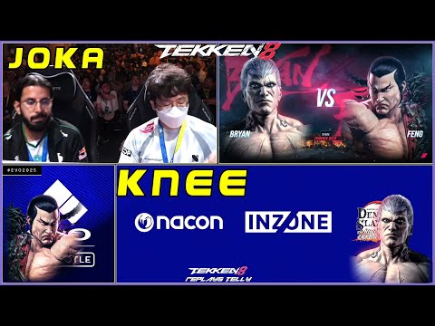 DRX | Knee 🇰🇷 (Bryan) vs Falcons | Joka 🇬🇧 (Feng) ➤ Evo Las Vegas 2025 Day 2 - Tekken 8