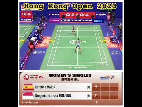 HONG KONG OPEN 2023 - MARIN vs GREGORIA