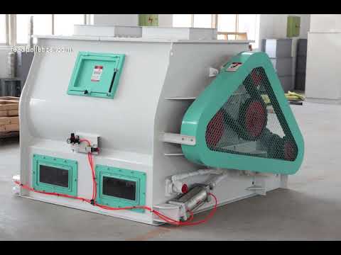 Animal Feed Mixer Machine Structure And Working Principle Video Show