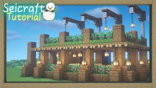 【マインクラフト】 立体的なサバイバル農場の作り方 【マイクラ建築】#2