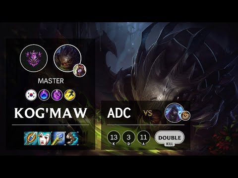 Kog'Maw ADC vs Aphelios - KR Master Patch 10.15