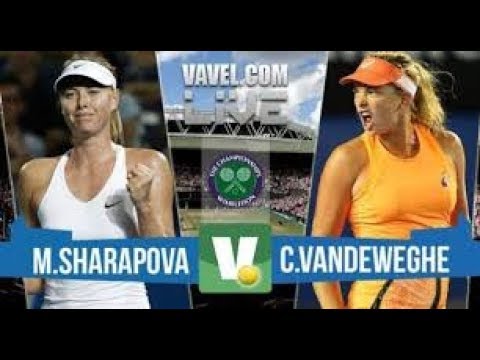 Maria Sharapova v Coco Vandeweghe WC 2015 Quarter Final Highlight