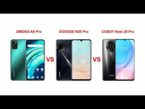 DOOGEE N20 Pro vs Cubot Note 20 Pro vs UMIDIGI A9 Pro (links in the description)