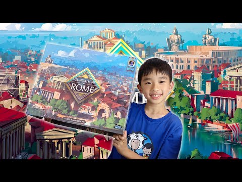 Foundations of Rome Board Game Unboxing | Arcane Wonders | Dice Tower Essentials