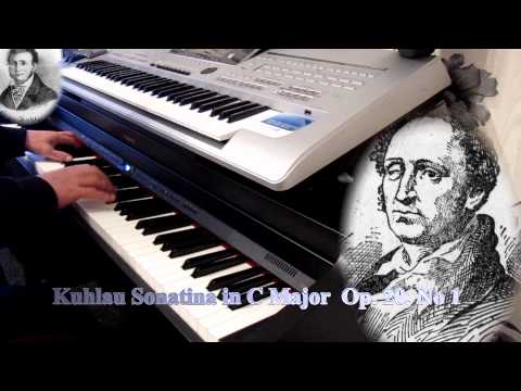 Kuhlau Sonatina in C Major Op 20, No 1, Played on the Roland HP504