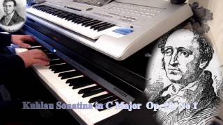 Kuhlau Sonatina in C Major Op 20, No 1, Played on the Roland HP504
