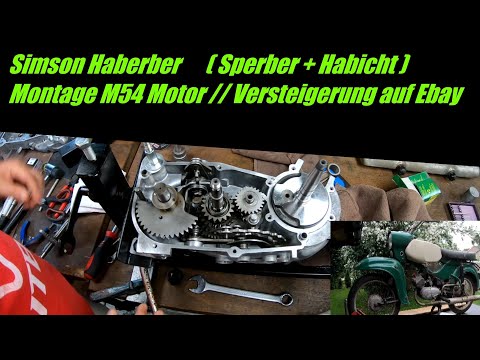Simson Haberber #2 | Sperber oder Habicht? | Motor M54 montieren | Wird bald auf eBay versteigert