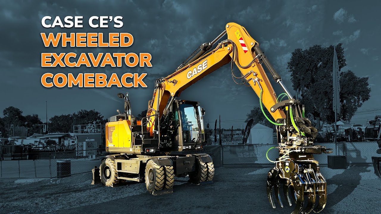Video: A Closer Look at Case's Comeback Wheeled Excavator