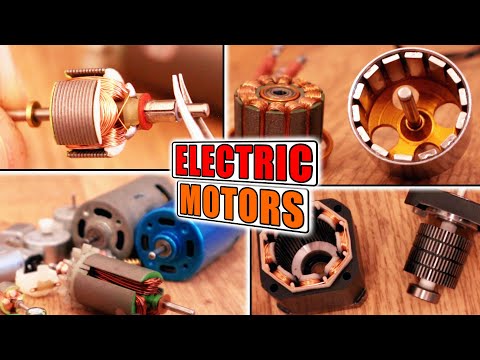 Types Of Electric Motors - DC | AC | Synchronous | Brushless | Brushed | Stepper | Servo