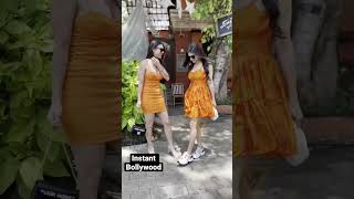 Mouni Roy Spotted With Friend Looking Like A Orange 🍊😍🔥 #shorts