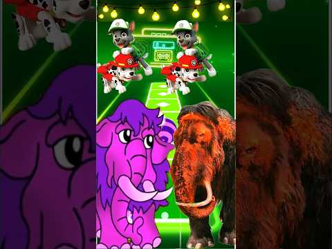 Tiles Hop - Mammoth🆚 Elephant 🆚 Funny Mammoth 🆚 Funny Elephant  🎶 Tiles Hop EDM Rush