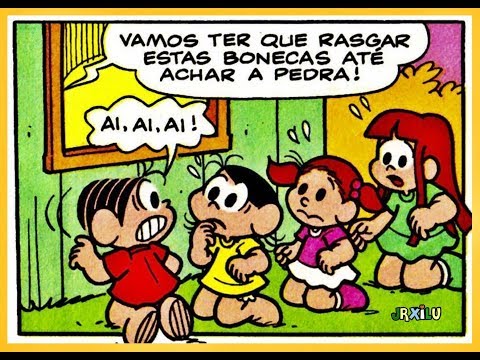 Mônica - O rapto das bonecas - gibis quadrinhos Turma da Mônica