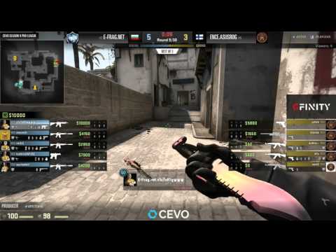 ENCE.ASUSROG vs E-Frag.net Game 1 (CEVO-P CS:GO Season 9) - Helium & Spuddington