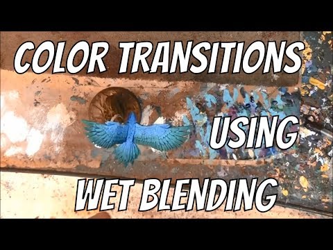 Weekly Painting 246 Color Transition using wet blending