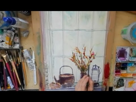 Hidden Secret Window Gems Watercolour Guide Demo with David H#S