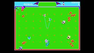 'Libble Rabble' Game Capture from Evercade (Namco Museum Collection 1 Cartridge)