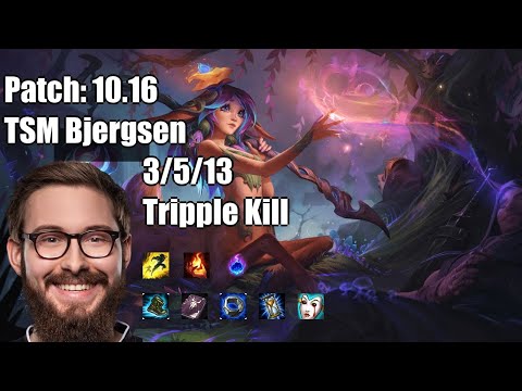 TSM Bjergsen MID Lillia vs Akali NA Ranked 10.16 3/5/13