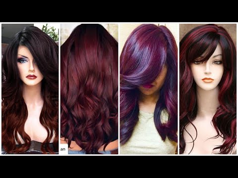 Top Latest And Trendy Hair Colors Ideas , Burgundy &...