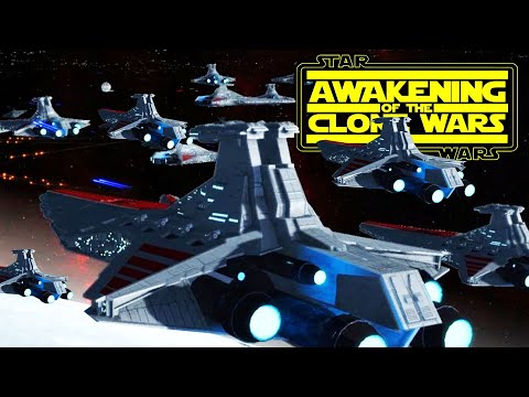 Simulating the Largest CLONE WARS Space Battle in NEW Battle Simulator Mod! - Empire at war