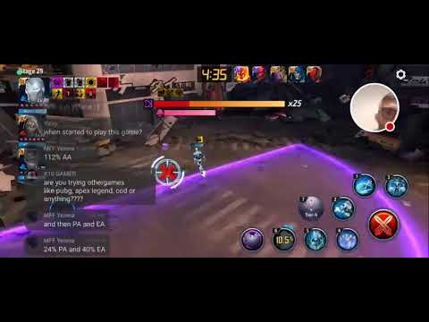 GBR : DORMAMU CARRY - IRONMAN STAGE 29 INFINITY ULTRON CTP OF RAGE  and  ABX| Marvel Future Fight