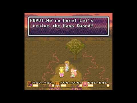 Secret of Mana Play through Pt 43 The Mana Tree (No Commentary)