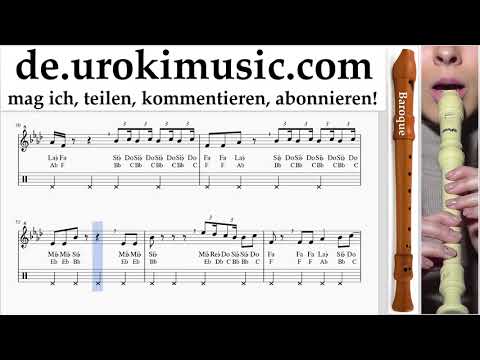 Blockflöte Lernen B. Camila Cabello - Something's Gotta Give Tabulatur um-ih995