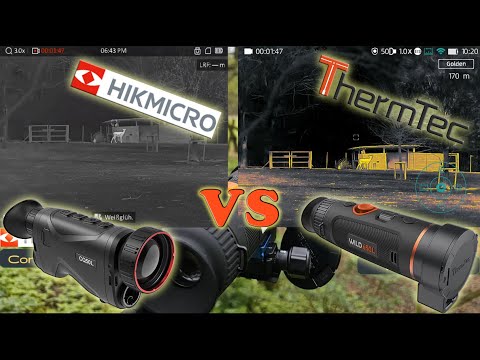 ThermTec Wild 650L vs Hikmicro Condor CQ50L Vergleich Test Top Wärmebildgeräte mit LRF für die Jagd