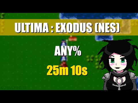 Ultima III : Exodus (NES) - Any% - 25m10s #speedrun (former world record)
