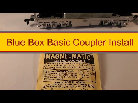 Install Kadee Couplers on Athearn Blue Box Loco