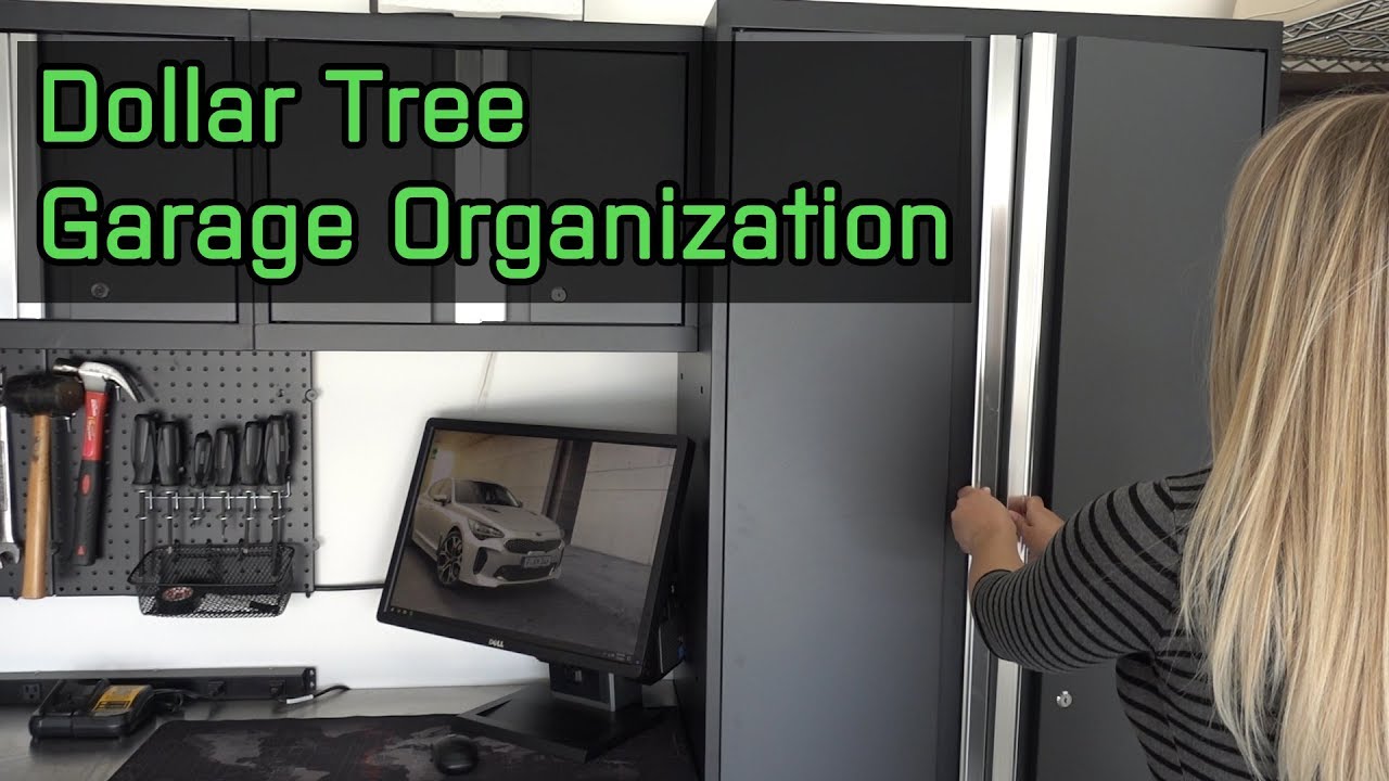 Dollar Tree Garage Organization