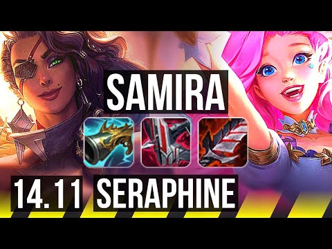 SAMIRA & Rell vs SERAPHINE & Xerath (ADC) | Legendary, 800+ games, 15/4/6 | EUW Master | 14.11