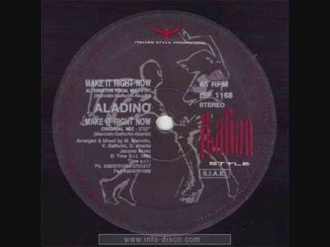 ALADINO - Make It Right Now (Original Mix) - 1993