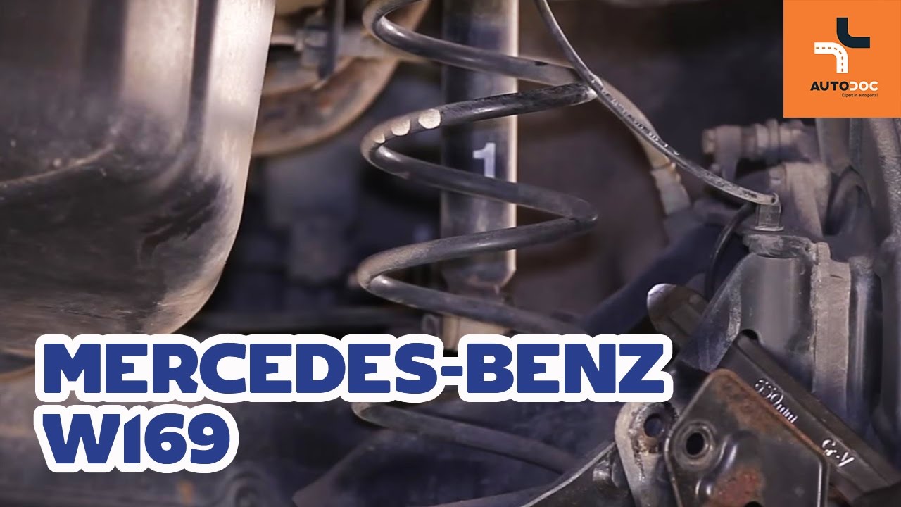 Comment changer : ressort de suspension arrière sur Mercedes W169 - Guide de remplacement